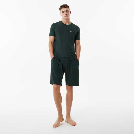 Modal Shorts Dark Green - Мъжки къси панталони
