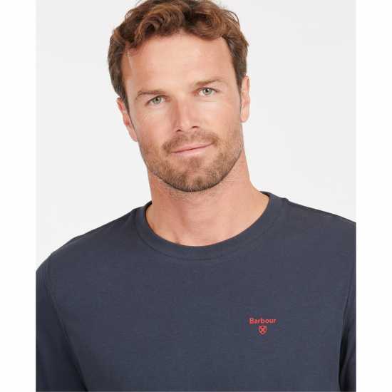 Barbour Sheldon Long Sleeve T-Shirt Navy Мъжки пижами