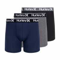 Hurley 3P Regrd Shrt Sn62 Navy/Grey 