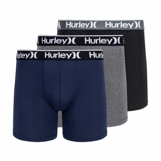 Hurley 3P Regrd Shrt Sn62 Navy/Grey 