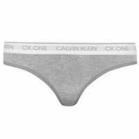 Calvin Klein One Cotton Thong Grey 