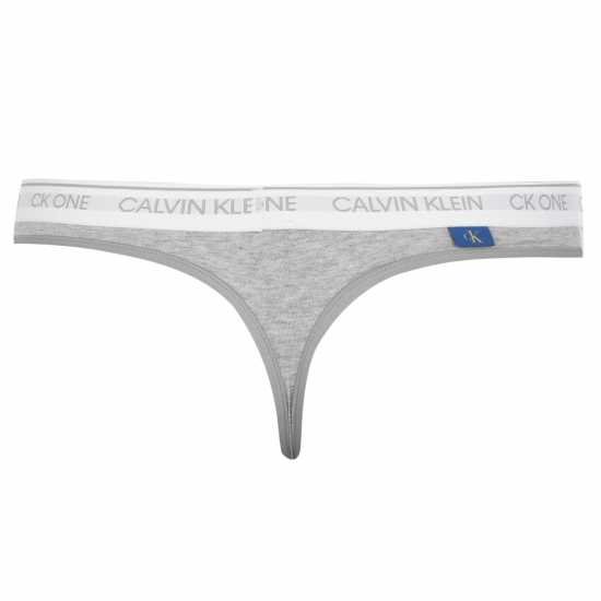Calvin Klein One Cotton Thong Grey 