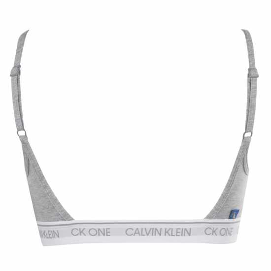 Calvin Klein One Cotton Unlined Bralet Grey Hthr 020 