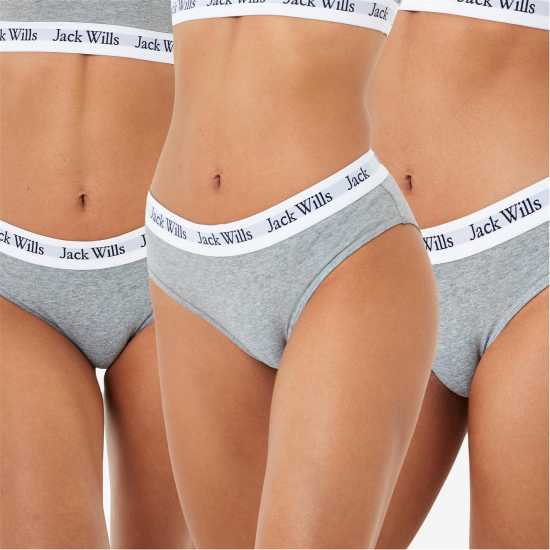 Jack Wills Wilden Multipack Boy Pants 3 Pack Ladies Сив марл Jack Wills Wilden Multipack Boy Pants 3 Pack Ladies Сив марл