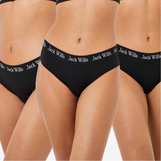 Jack Wills Wilden Multipack Boy Pants 3 Pack Ladies Черно Jack Wills Wilden Multipack Boy Pants 3 Pack Ladies Черно