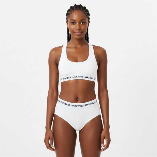 Jack Wills Wilden Multipack Boy Pants 3 Pack Ladies Бяло/Сиво/Черно 