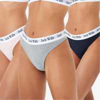 Jack Wills Deptford Multipack Thong 3 Pack  Дамско бельо