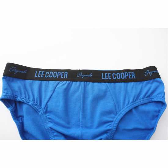 Lee Cooper Cooper Mens 5-Pack Comfort Briefs Синьо Мъжко бельо