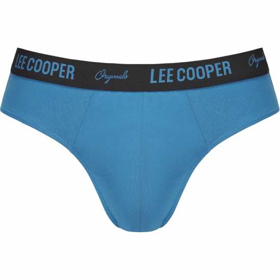 Lee Cooper Cooper Mens 5-Pack Comfort Briefs Синьо Мъжко бельо