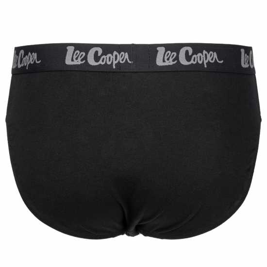 Мъжко бельо Lee Cooper Cooper Mens 5-Pack Comfort Briefs Твърд черен Lee Cooper Cooper Mens 5-Pack Comfort Briefs Твърд черен Мъжко бельо