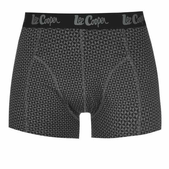 Lee Cooper Мъжки Боксерки 5 Pack Printed Boxer Shorts Mens  Мъжко облекло за едри хора