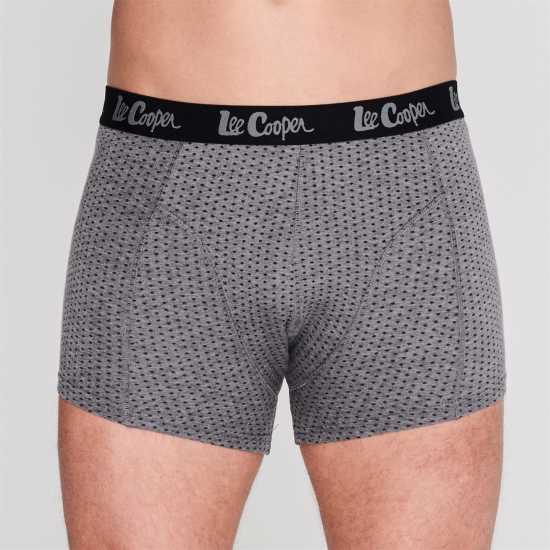 Lee Cooper Мъжки Боксерки 5 Pack Printed Boxer Shorts Mens  Мъжко облекло за едри хора