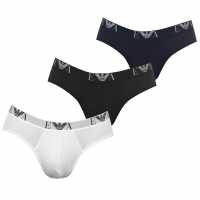 Emporio Armani 3 Pack Briefs Blk/Nvy/Wh56110 