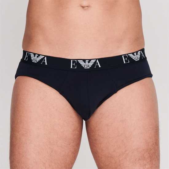 Emporio Armani 3 Pack Briefs Blk/Nvy/Wh56110 