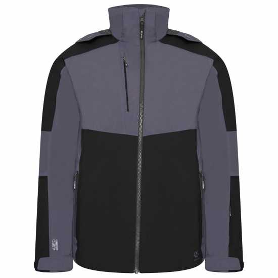 Dare2B Яке За Ски Dare 2B Waterproof Detachable Hood Ski Jacket Черно/ЕбониСиво 
