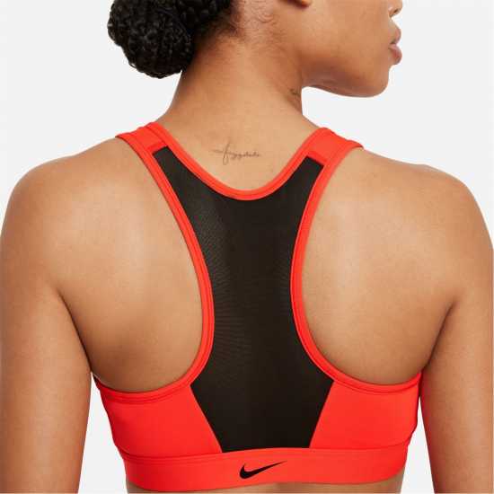 Nike Drifit Swoosh Zip Bra Womens  Спортни сутиени
