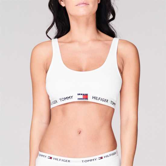 Tommy Hilfiger 85 Cotton Bralet Class White YCD 