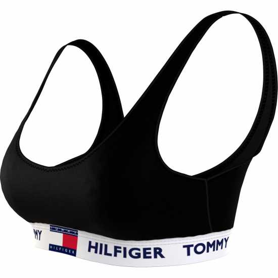 Tommy Hilfiger 85 Cotton Bralet Black BDS 