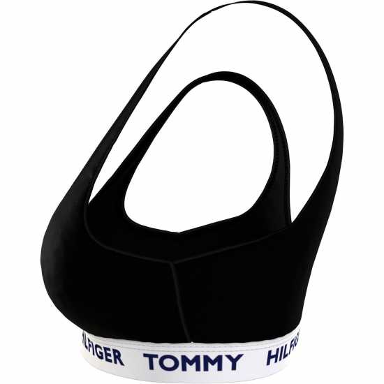 Tommy Hilfiger 85 Cotton Bralet Black BDS 