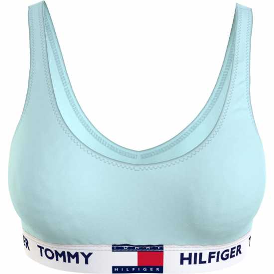 Tommy Hilfiger 85 Unpadded Bralette Aqua Glow 