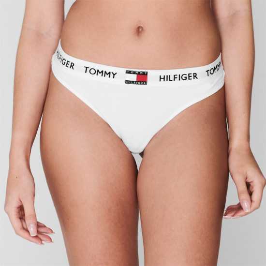 Tommy Hilfiger 85 Cotton Thong Class White YCD 