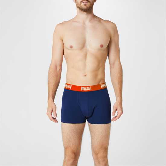 Lonsdale Pack Trunk Mens Тъмно синьо Мъжко бельо