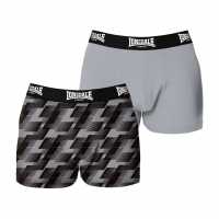 Lonsdale Pack Trunk Mens Сив Каму Мъжко бельо