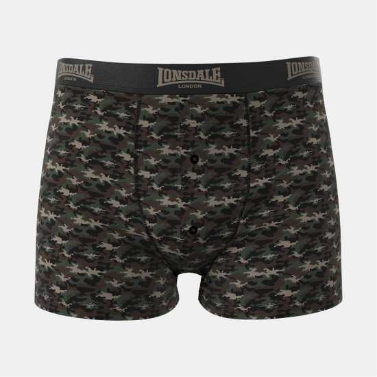 Мъжки Боксерки Lonsdale 2 Pack Boxer Shorts Mens Мъжки Боксерки Lonsdale 2 Pack Boxer Shorts Mens
