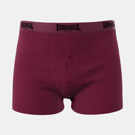 Мъжки Боксерки Lonsdale 2 Pack Boxer Shorts Mens  