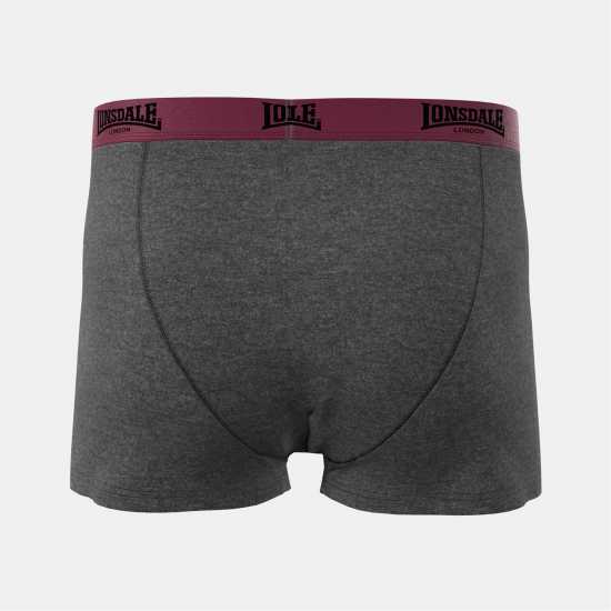 Мъжки Боксерки Lonsdale 2 Pack Boxer Shorts Mens  