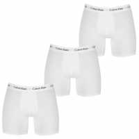 Calvin Klein 3 Pack Boxer Briefs Бяло Мъжко бельо