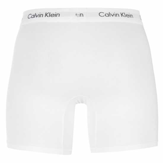 Calvin Klein 3 Pack Boxer Briefs White - Мъжко облекло за едри хора