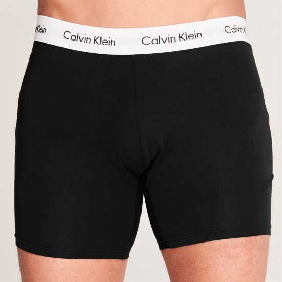 Мъжко бельо Calvin Klein 3 Pack Boxer Briefs Черно Calvin Klein 3 Pack Boxer Briefs Черно Мъжко бельо