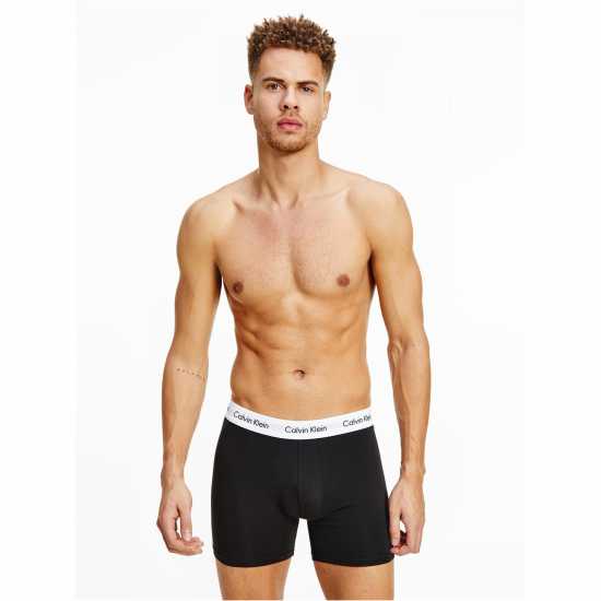 Мъжко бельо Calvin Klein 3 Pack Boxer Briefs Черно Calvin Klein 3 Pack Boxer Briefs Черно Мъжко бельо