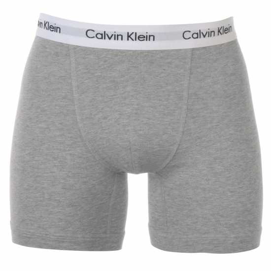 Мъжко бельо Calvin Klein 3 Pack Boxer Briefs Бяло/Черно/Сиво Calvin Klein 3 Pack Boxer Briefs Бяло/Черно/Сиво Мъжко бельо