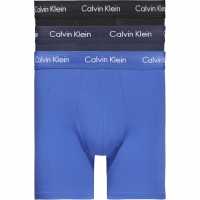 Мъжко бельо Calvin Klein 3 Pack Boxer Briefs Черно/Синьо/Синьо Calvin Klein 3 Pack Boxer Briefs Черно/Синьо/Синьо Мъжко бельо
