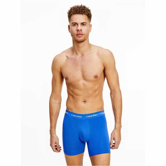 Мъжко бельо Calvin Klein 3 Pack Boxer Briefs Черно/Синьо/Синьо Calvin Klein 3 Pack Boxer Briefs Черно/Синьо/Синьо Мъжко бельо