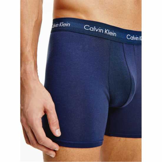 Calvin Klein 3 Pack Boxer Briefs Black/Blue/Blue Мъжко облекло за едри хора