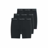Calvin Klein 3 Pack Boxer Briefs Black/Black Wb Мъжко облекло за едри хора
