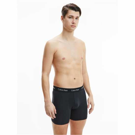 Calvin Klein 3 Pack Boxer Briefs Черно/Черно Wb Мъжко бельо