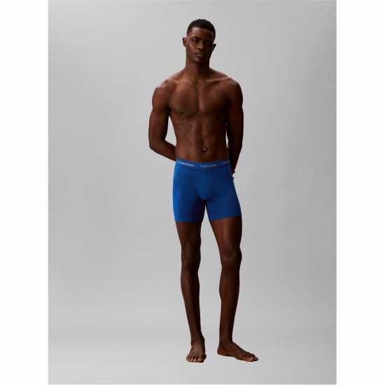 Calvin Klein Calvinklein 3 Pack Boxer Briefs Blk/Gry/Blu 