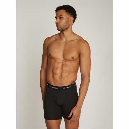 Мъжко бельо Calvin Klein 3 Pack Boxer Briefs Черно/Синьо/СивоQRH Calvin Klein 3 Pack Boxer Briefs Черно/Синьо/СивоQRH Мъжко бельо