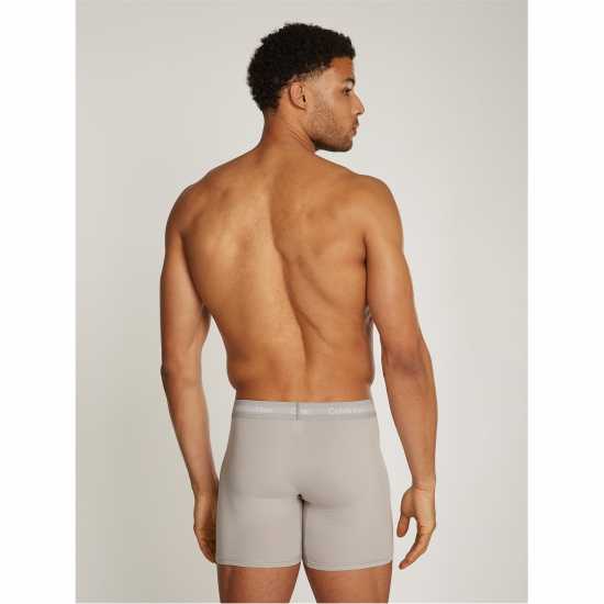 Мъжко бельо Calvin Klein 3 Pack Boxer Briefs Черно/Синьо/СивоQRH Calvin Klein 3 Pack Boxer Briefs Черно/Синьо/СивоQRH Мъжко бельо