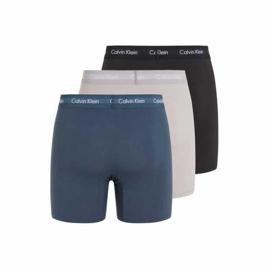 Мъжко бельо Calvin Klein 3 Pack Boxer Briefs Черно/Синьо/СивоQRH Calvin Klein 3 Pack Boxer Briefs Черно/Синьо/СивоQRH Мъжко бельо