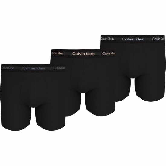 Calvin Klein 3 Pack Boxer Briefs Син/Оранжев/Син Мъжко бельо