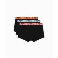Emporio Armani Mens Core Logo Boxers 3-Pack Black 