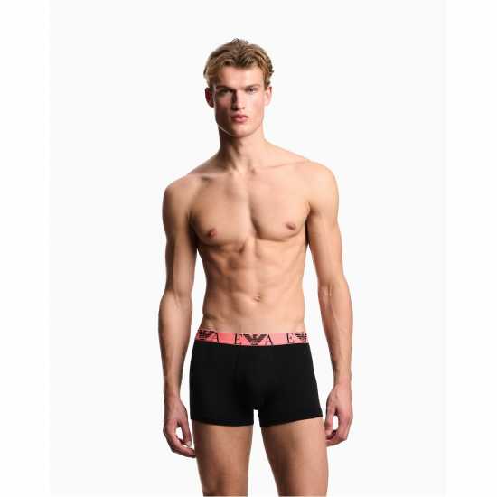 Emporio Armani Mens Core Logo Boxers 3-Pack Black 