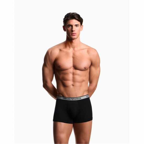 Emporio Armani Mens Core Logo Boxers 3-Pack Black 