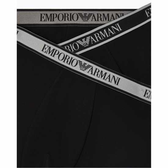 Emporio Armani Mens Core Logo Boxers 3-Pack Black 