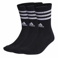 Adidas 3S C Spw Crw 3P Crew Sock Unisex Kids Черно/Бяло Детски чорапи
